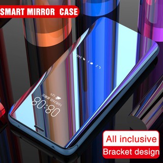 Ốp Điện Thoại Nắp Lật Tráng Gương Thông Minh Cho Samsung Galaxy Note 10 Lite Note 8 Note 9 Note 4 Note 5 Note 10 Pro