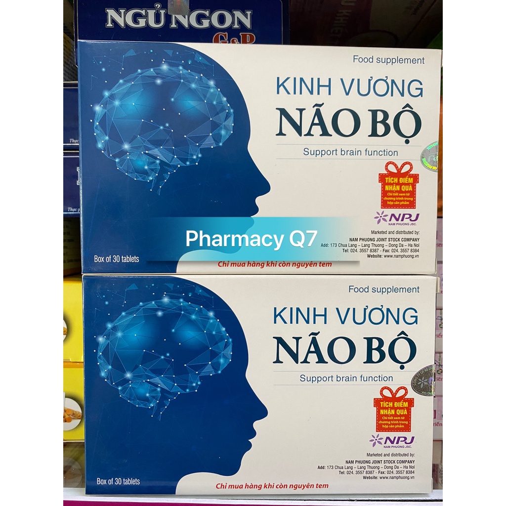 KINH VƯƠNG NÃO BỘ H30V / Kinh Vuong Nao Bo Phòng ngừa và cải thiện suy giảm chức năng não bộ