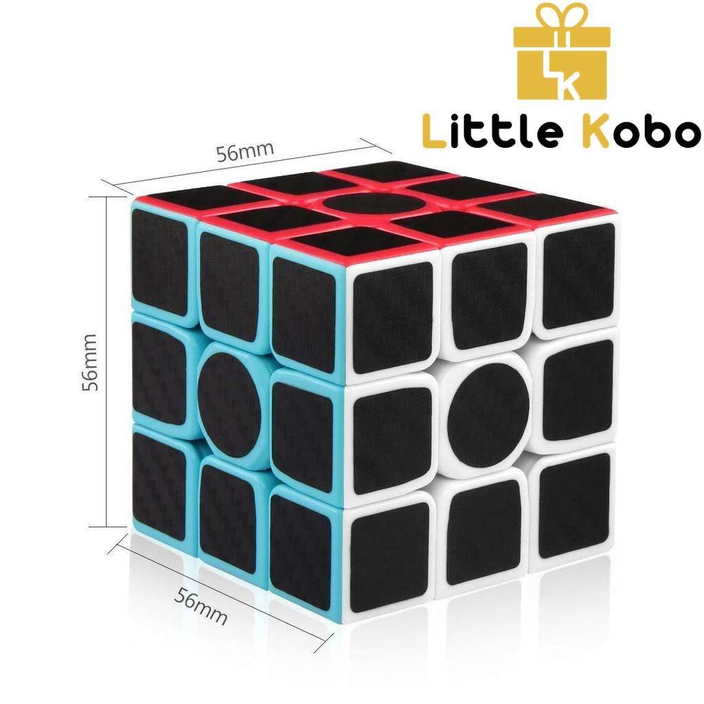 Rubik 3x3 Z-Cube Carbon Cacbon Rubic 3 Tầng Cao Cấp Đồ Chơi Trí Tuệ