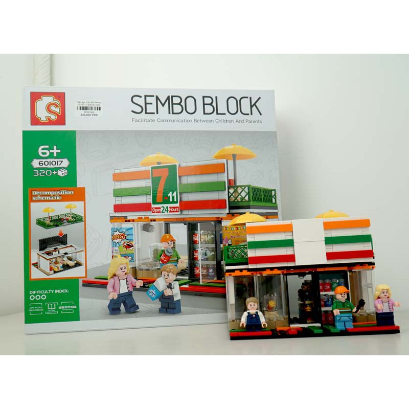 [ĐỒ CHƠI GIÁ RẺ] Lego Xếp Hình Cửa Hàng Tiện Ích 7-Eleven Phát Triển Trí Thông Minh Cho Trẻ