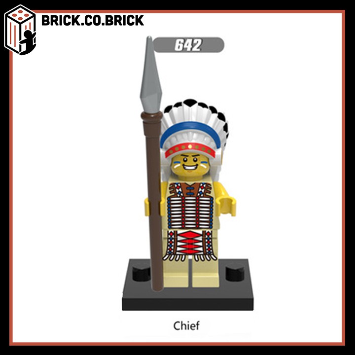 Nhân vật binh sĩ thời trung cổ - Castle Đồ chơi lắp ráp non lego và mô hình minifigure X0163