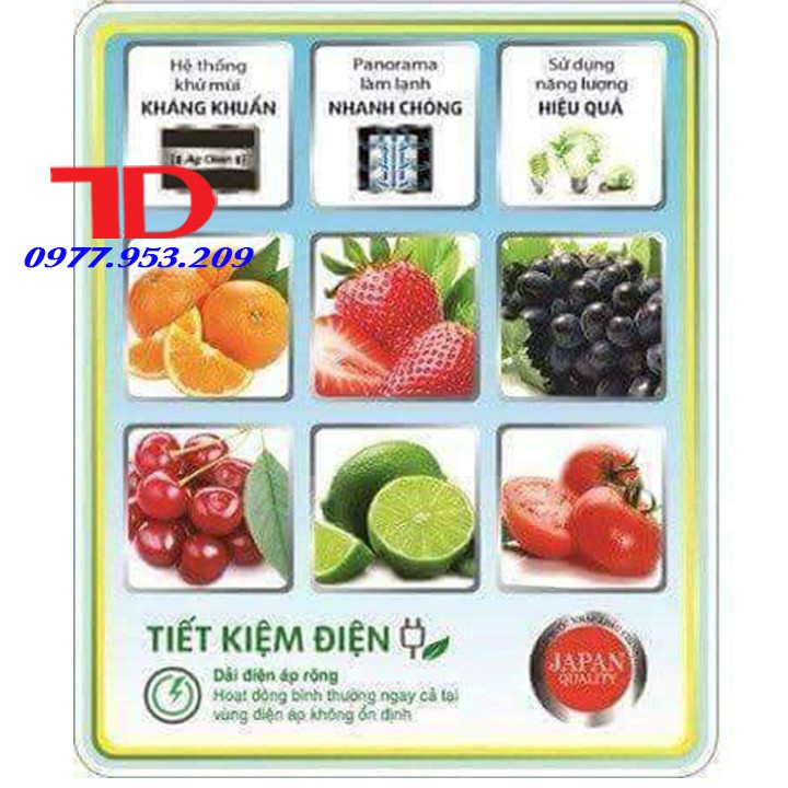 Miếng dán tủ lạnh PANASONIC, tem dán trang trí tủ lạnh mẫu 3