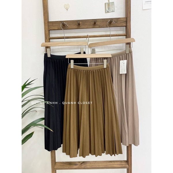 Chân váy xếp ly dạ Andy