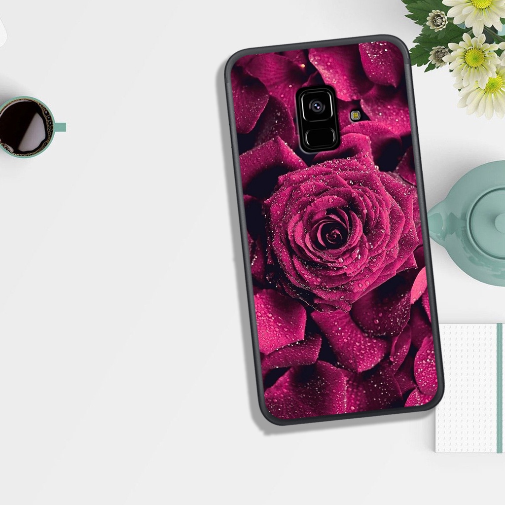 ỐP LƯNG SAMSUNG A5 2018/A8 2018/A6 2018/J6 2018/A8 PLUS , IN HÌNH TRANG TRÍ MÀU SẮC CÁ TÍNH CHO DẾ.