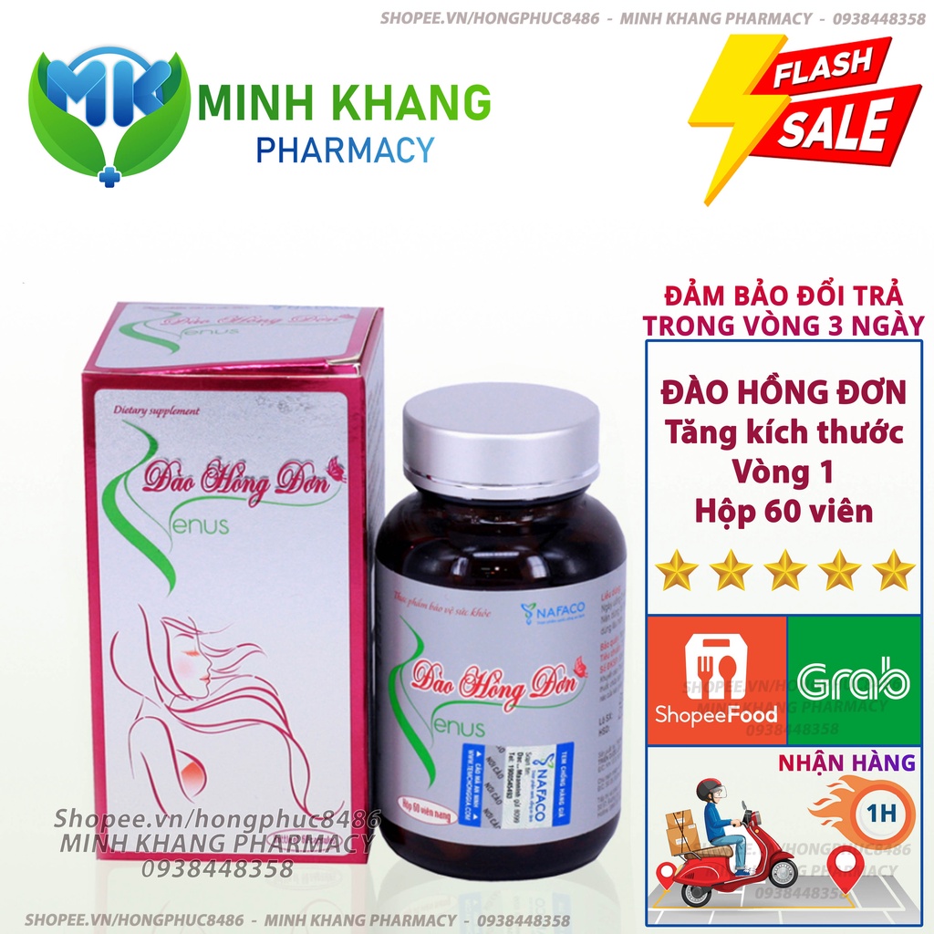 ĐÀO HỒNG ĐƠN TĂNG KÍCH THƯỚC VÒNG 1 [ĐỔI TRẢ]