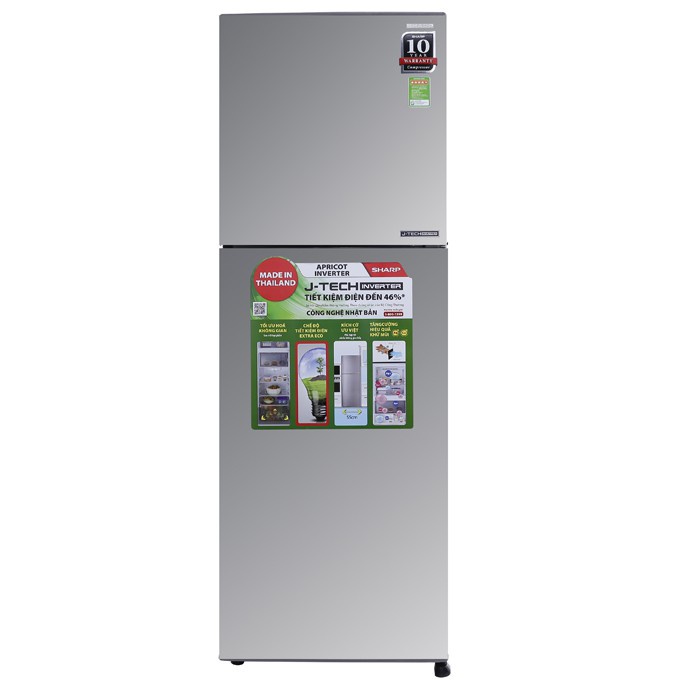 X251E SL - Tủ lạnh Sharp Inverter 224 lít SJ-X251E-SL Chính Hãng