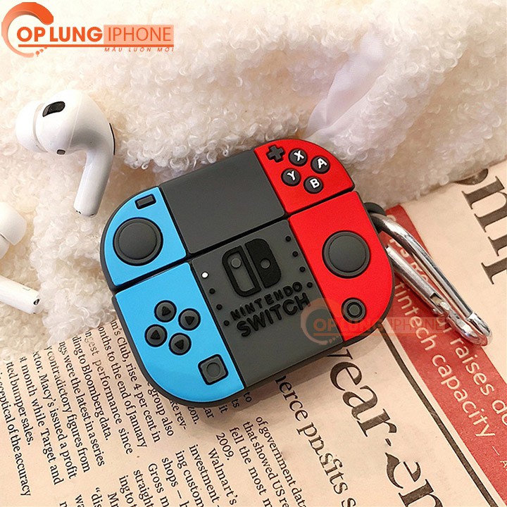 Case Airpods Game Switch, Vỏ bao Airpods 2, Pro silicon đựng tai nghe bluetooth , tai nghe không dây