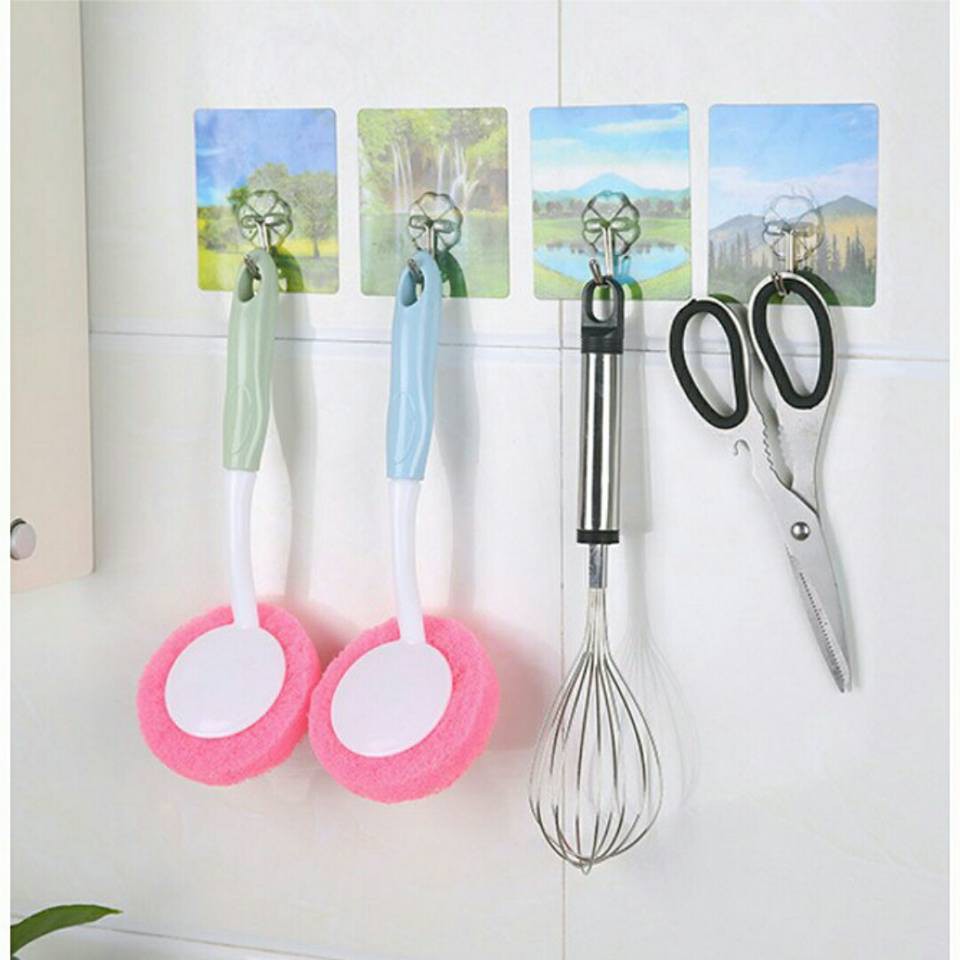 Combo 10 móc dán tường 3D- Có sẳn keo tiện lợi