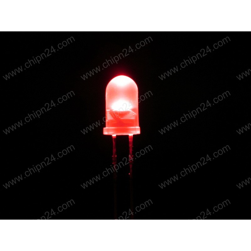 [50 CON] (TK1) Led đục 5mm màu ĐỎ (DD5)