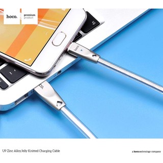 Cáp lightning - Micro usb Hoco U9 dài 1.2m có đèn led thông báo
