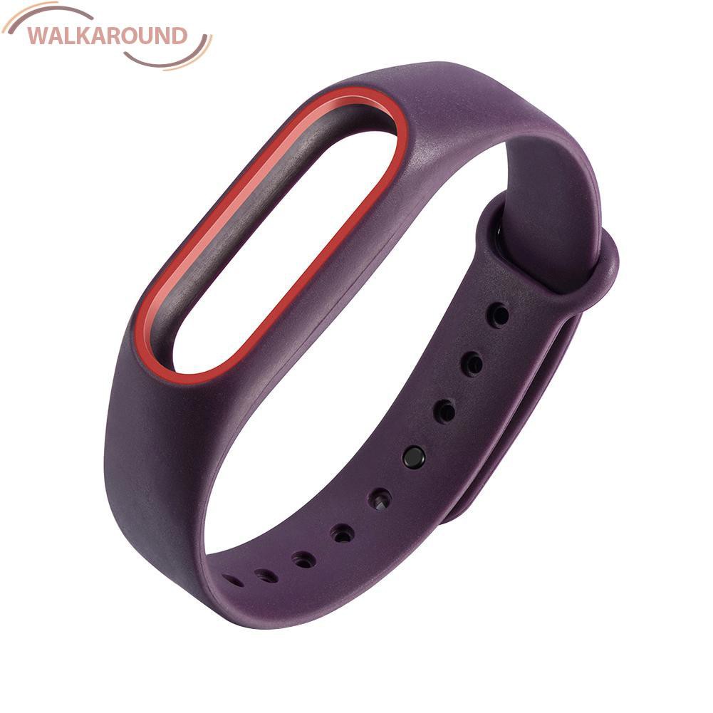 Dây Đeo Silicon 220mm Thay Thế Cho Đồng Hồ Xiaomi Miband 2