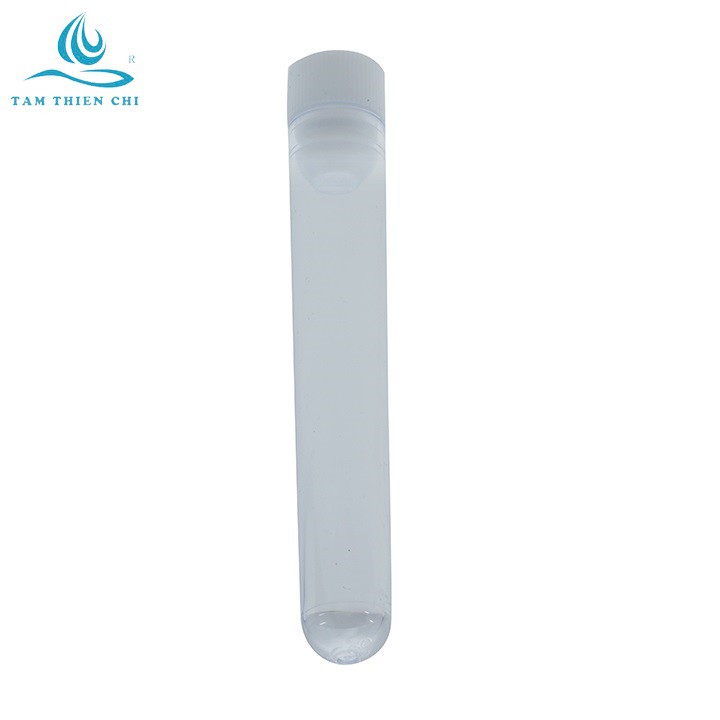 Ống nghiệm nhựa PS trắng trong có nắp không nhãn 5ml (12x75mm) HTM hộp 100 tube