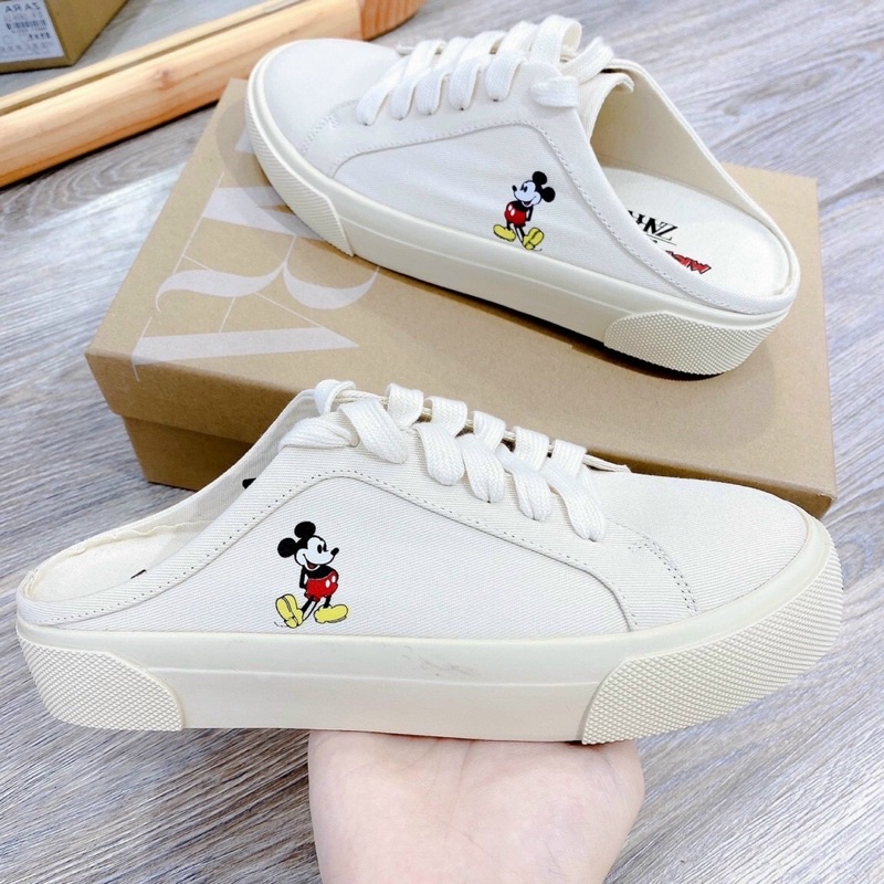 GIẦY XỤC ZARA LƯỜI MICKEY 1:1 SC [ FREESHIP + BOX ]