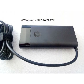 Sạc Laptop HP 150W 19.5 - 7.7A OVAL Đầu kim nhỏ [Đầu Xanh] chính hãng