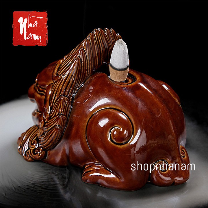 [Bán sỉ] Thác khói trầm hương để bàn tặng 1 nụ trầm thác tì hưu
