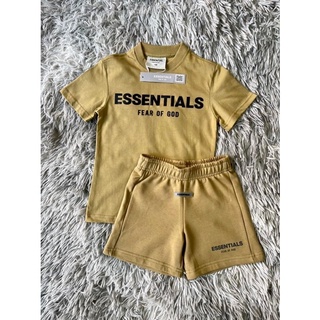 Bộ short thể thao ESSENTIALS cao cấp bé trai-MS205