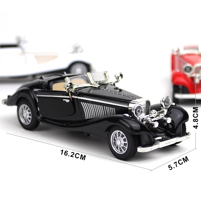 Mô Hình Xe Hơi Mini Bằng Hợp Kim Tỉ Lệ 1 / 28 Phong Cách Cổ Điển Có Lưng