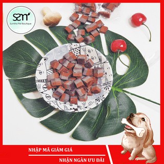 Viên bò cho chó Sumiho - Vị bò khoai môn (Túi 135gr) Bánh thưởng cho chó mèo thú cưng