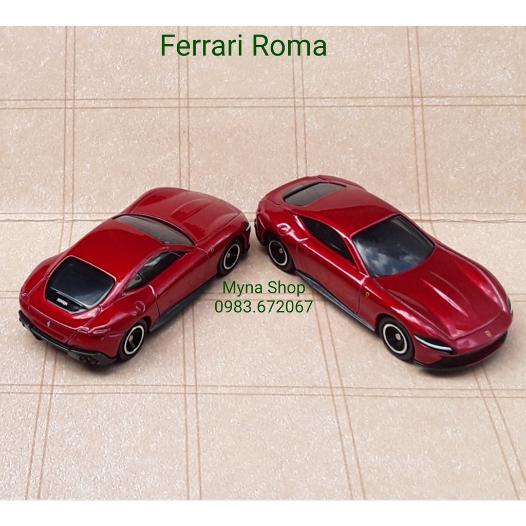 Đồ chơi mô hình tĩnh xe tomica không hộp, Ferrari Roma