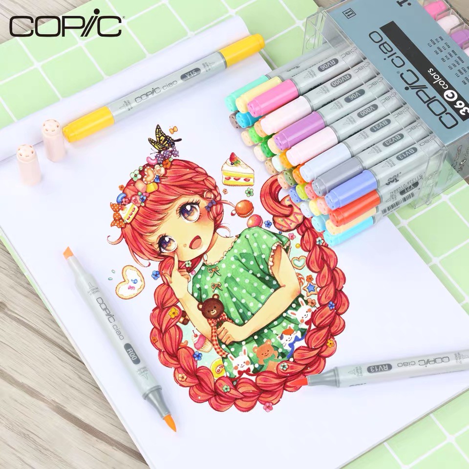 Bút Marker Copic Ciao có sẵn set 36, 72 màu