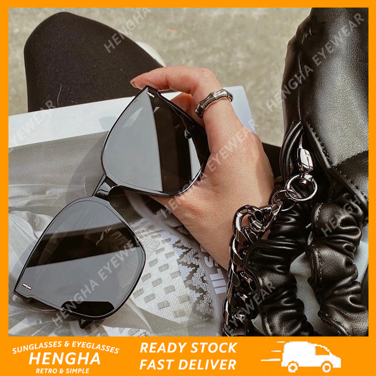Kính Mát Gọng Vuông Phong Cách Hàn Quốc Trang Trang Nữ Sành Điệu