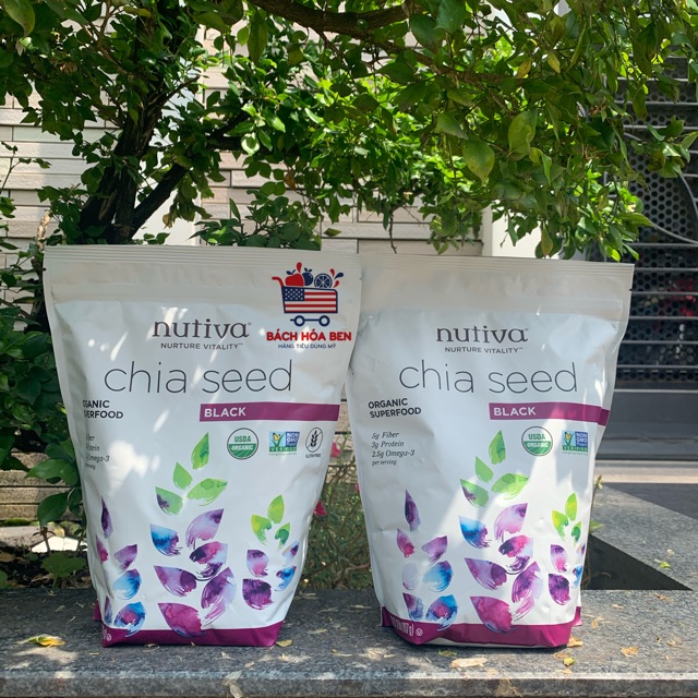 HẠT CHIA MỸ ORGANIC NUTIVA 907G