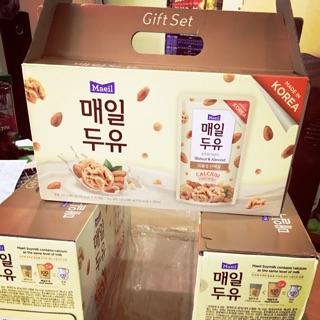 Thùng 20 gói sữa óc chó hạnh nhân Maeil Hàn Quốc ( 190ml/ gói ) date 20/01/2019 giảm giá 10%