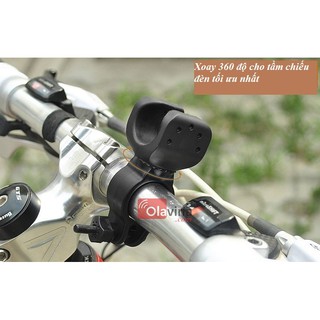 ​Kẹp đèn pin xe đạp xoay 360 độ