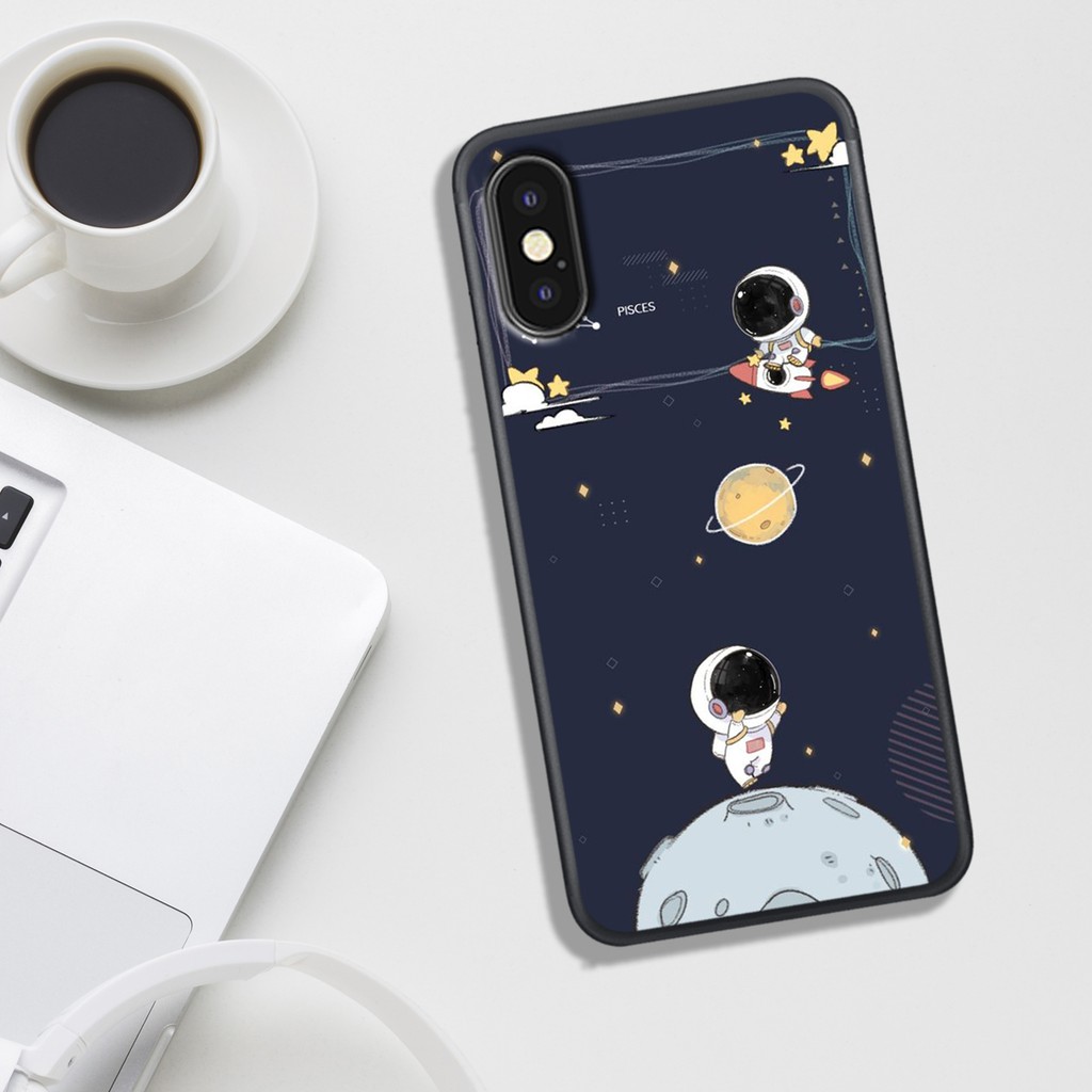 ỐP LƯNG IPHONE X/XR/XSMAX,   IN HÌNH PHI HÀNH GIA ĐÁNG YÊU VÀ NGỘ NGHĨNH.