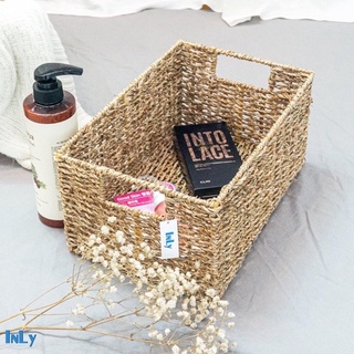 Sọt cói ( 30x20x23cm) hình chữ nhật đựng đồ dùng