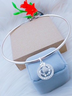 KIỀNG TRƠN BẠC TA NGUYỀN CHẤT- THJ SILVER
