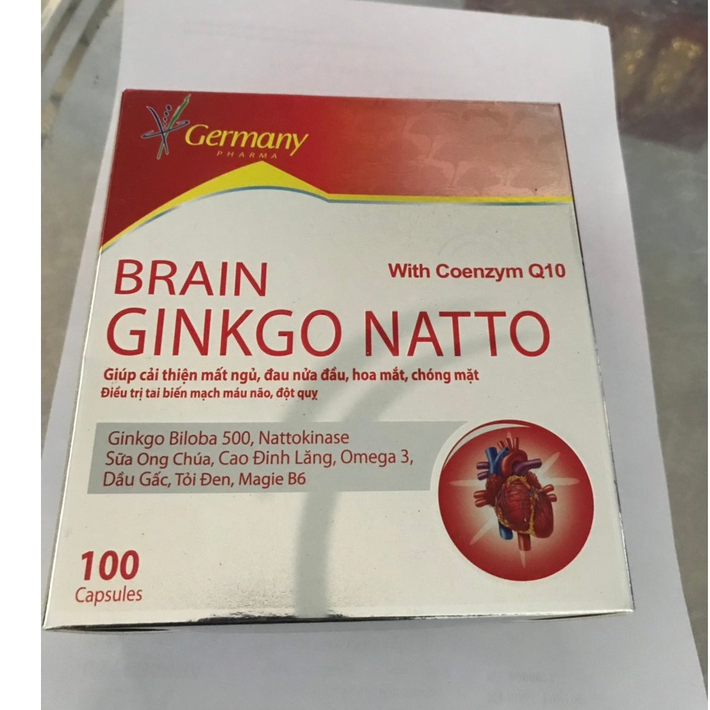 VIÊN UỐNG BỔ NÃO BRAIN GINKO NATTO TĂNG CƯỜNG LƯU THÔNG MÁU