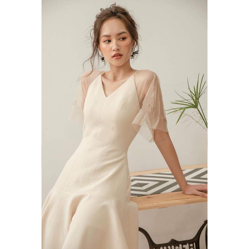 FREESHIP ĐƠN 99K_Đầm đuôi cá dự tiệc phối tay lưới | BigBuy360 - bigbuy360.vn