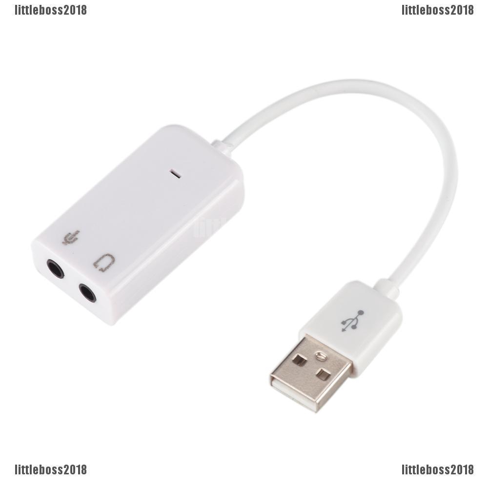 Cáp chuyển hai đầu jack cắm âm thanh sang USB