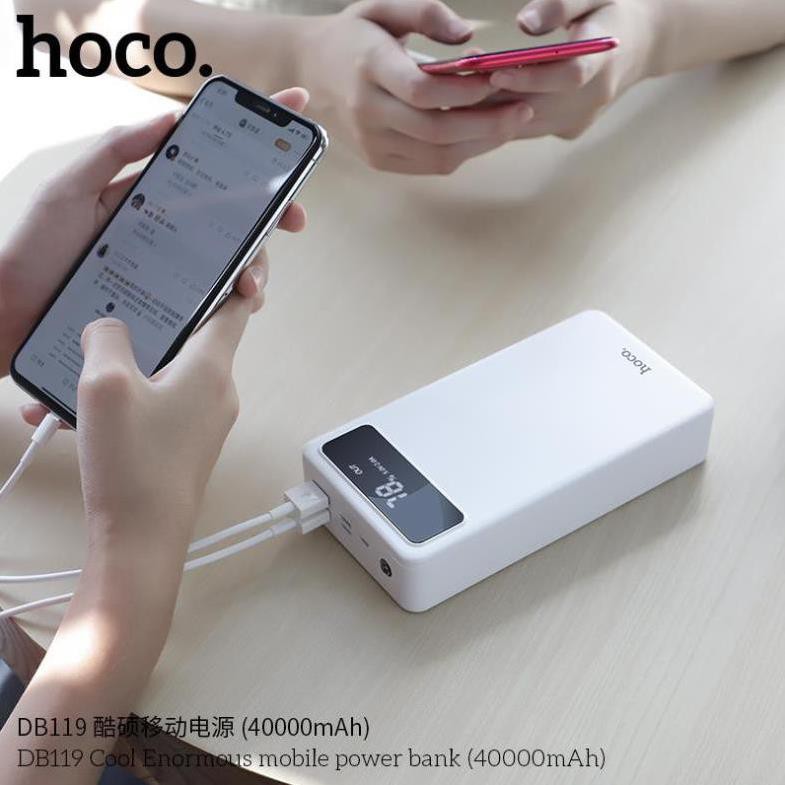 Sạc dự phòng 40.000mAh Hoco DB119 - Bảo hành Toàn Quốc Powerbank 40000 mah