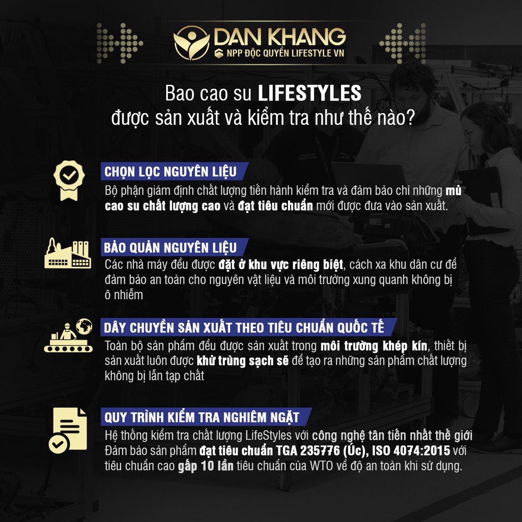 Bao cao su LifeStyles SKYN Elite Non-latex siêu mỏng siêu mềm cao cấp 3 bao