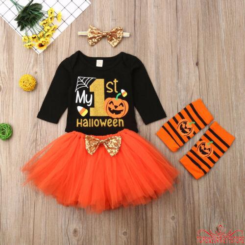 Bộ 5 món áo váy xòe đáng yêu hóa trang Halloween cho bé gái