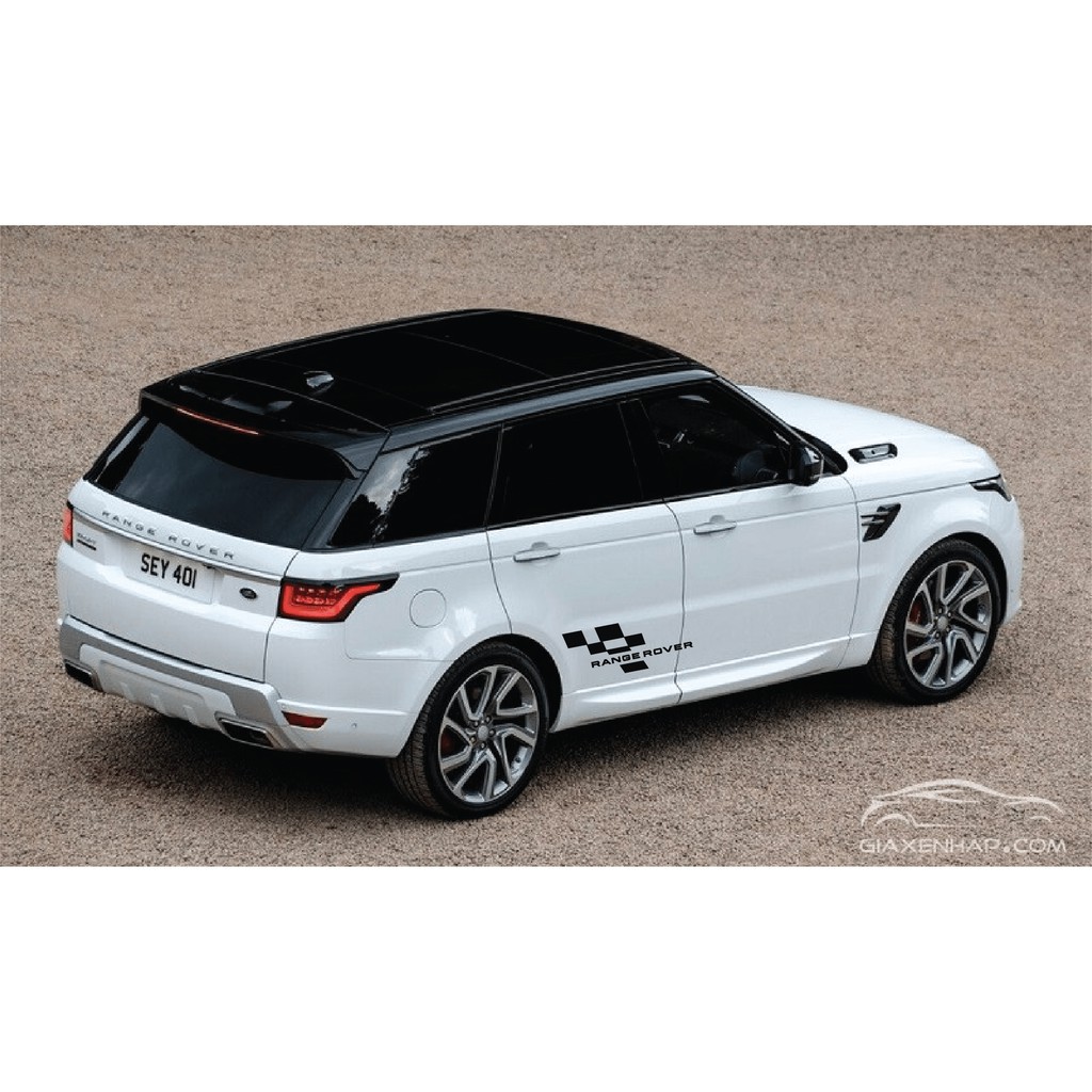 Tem xe Range Rover phong cách thể thao - decal RANGER Rover