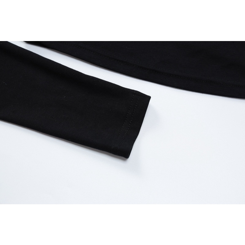 Áo Tay Dài Cổ Tròn In Chữ Thời Trang Đường Phố Cá Tính Cho Nữ