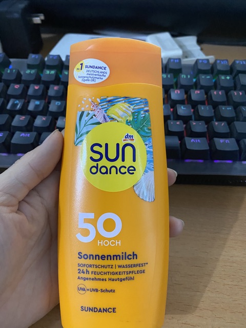 Kem-sữa-xịt chống nắng Sun Dance SPF30-SPF50 xách tay Đức