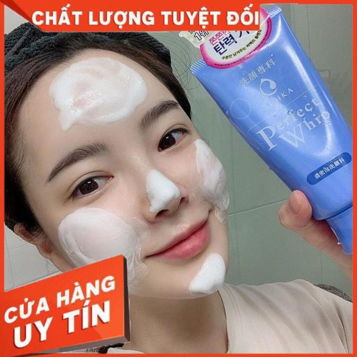 Sửa rửa mặt Senka CHÍNH HÃNG  Sữa rửa mặt tạo bọt Perfect Whip giúp làm sạch sâu ngăn chặn vi khuẩn gây mụn, mịn da
