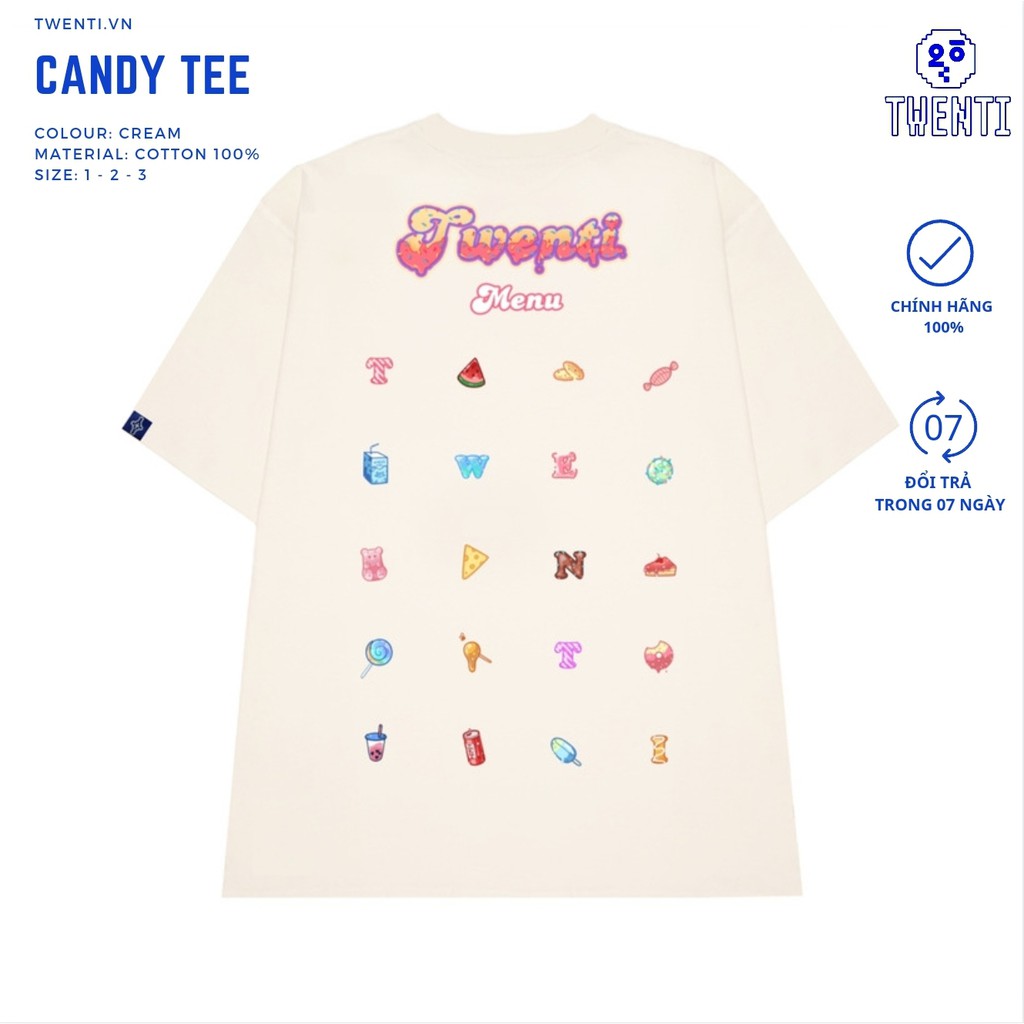 ÁO THUN TWENTI COTTON CANDY NĂNG ĐỘNG