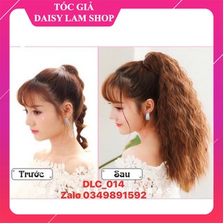 CỘT TÓC GIẢ XOĂN SÓNG NGẮN 45cm C014