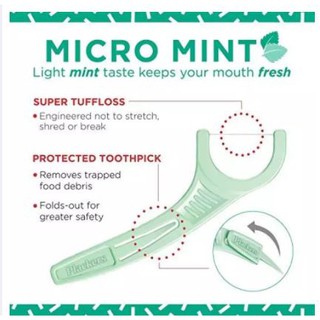 Chỉ nha khoa Plackers Micro Mint 150 cái nhập Mỹ