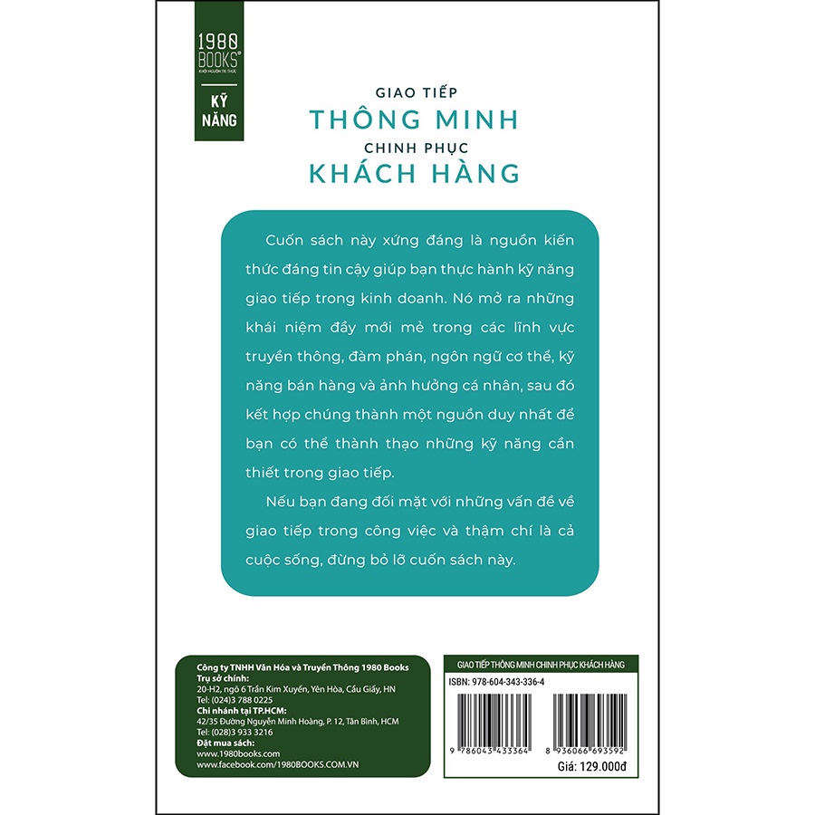Sách - Giao Tiếp Thông Minh Chinh Phục Khách Hàng (Jessica Higgins - 1980)