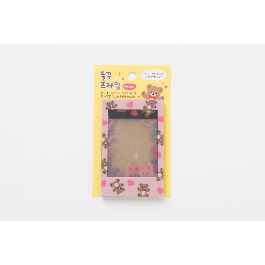 Toploader Decor ARTBOX Hàn Quốc Trang Trí Card Ảnh Photocard Polaroid 18 Khung Ribbon Confetti
