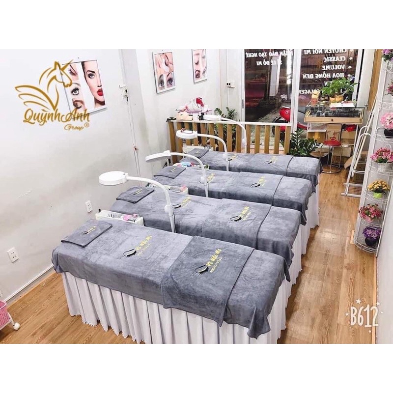 GA THUN GIƯỜNG SPA, PHUN XĂM, NỐI MI - MAY THEO KÍCH THƯỚC YÊU CẦU