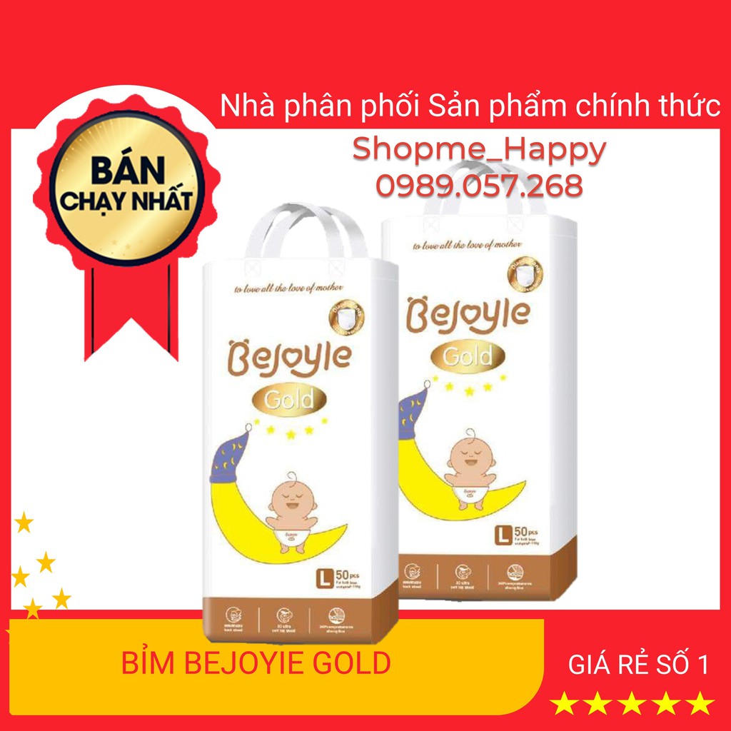 Bỉm Bejoyie Gold Dán/Quần S50-M50-L50-XL50-XXL50-XXXL50-S100-M100-L100-XL100-XXL100-XXXL100