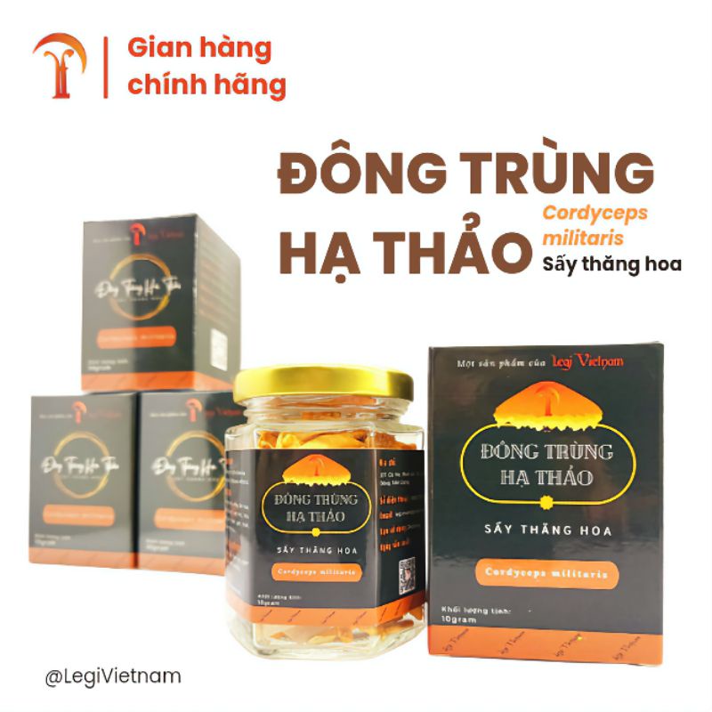 Đông Trùng Hạ Thảo Khô - Sấy Thăng Hoa 10 gram