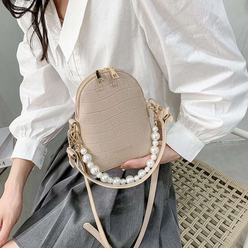 Túi đeo chéo IELGY đính ngọc trai thời trang tùy chọn màu sắc cho nữ